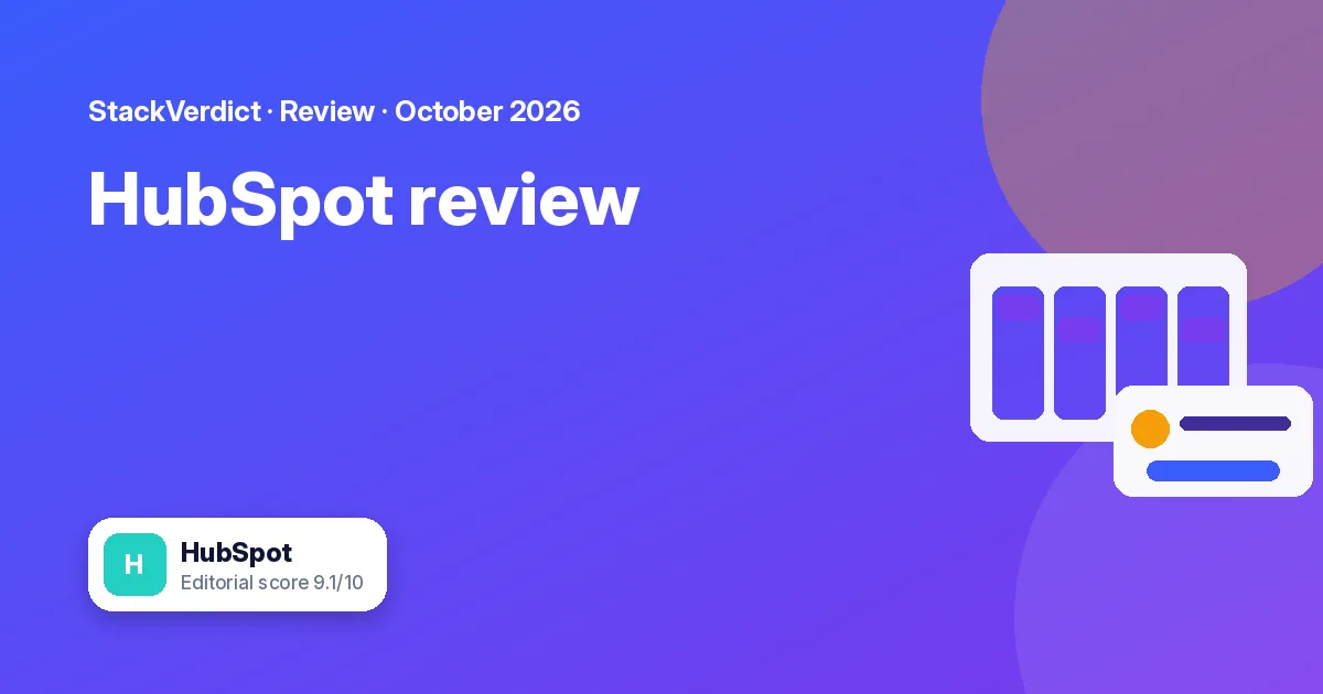 HubSpot review: is the free CRM enough, and when do you pay?: featured graphic